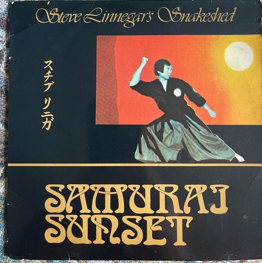 Steve linnegars snakeshed. Samurai Sunset picture sleeve vinyl record single in vg+ condition
