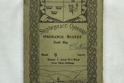 Vintage ordnance survey road map of north Mayo