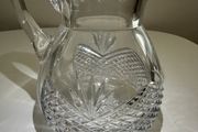 Dublin Crystal cut jug - signed on base