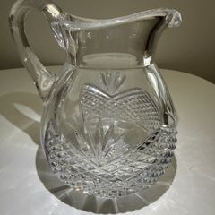 Dublin Crystal cut jug - signed on base