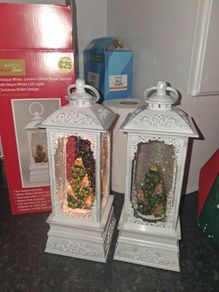 Christmas light up lanterns