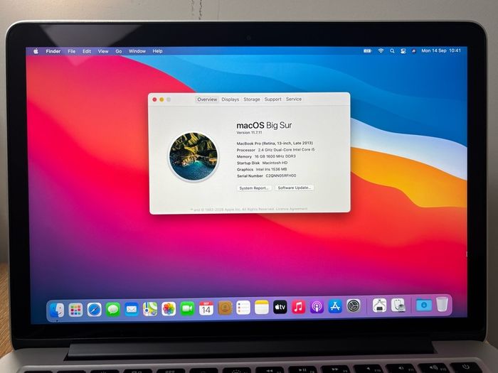 Apple MacBook Pro Retina 13.3 inch late-2013