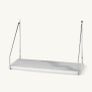 Marble shelf with gold arms Image 2
