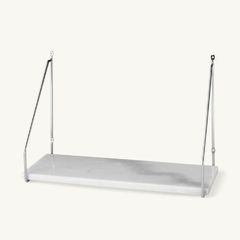Marble shelf with gold arms