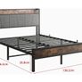 Double Bed Frames with Storage Headboard Image 9