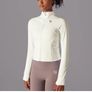 Chloe | Performance Zipper Jacket - Ivory Image 3