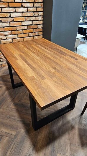 Wooden dining table