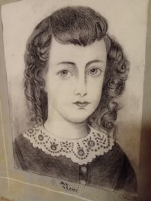 Vintage Picture/ Sketch. RENE