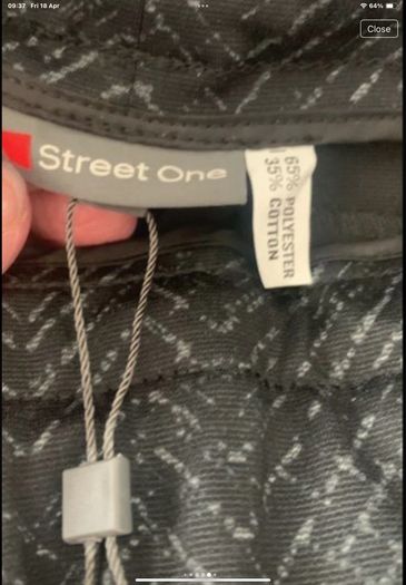 trousers bnwt street one jogger end Herringbone trousers size 12