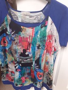 Colourful top