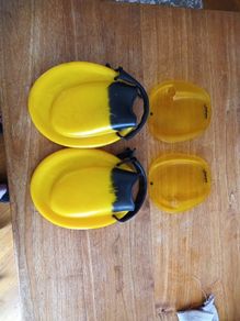 FINIS Swim Training Bundle ,Positive Drive Fins Size Large & Agility Paddles