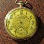 (10K Gold Filled) 1918 Hampden McKinley Pocket Watch - Parts / Repair Image 2