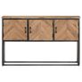 Sideboard 120x30x75 cm Solid Acacia Wood Image 5