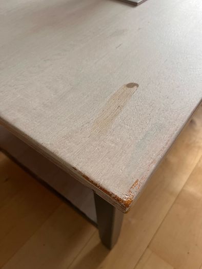 Wooden coffee table