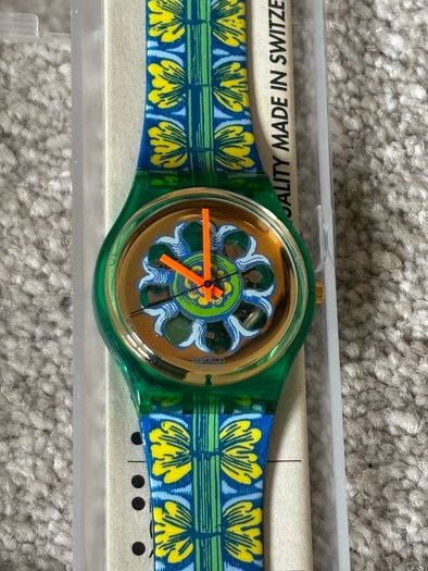 Brand New Vintage Swatch Gent MINARETH GG126 (1994) watch