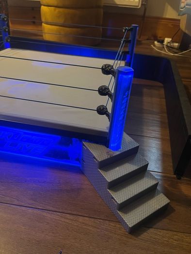 WWE Smackdown LED wrestling figure wrestling ring with accessories