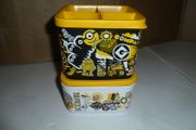 Tupperware cubix set of minions 2pcs