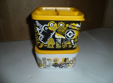 Tupperware cubix set of minions 2pcs