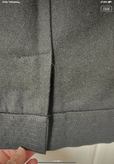 skirt black savida skirt 50% wool size 12