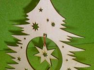 main image for ad Christmas Xmas 3D Wooden Tree Craft Decoration Craft Decor