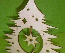 Christmas Xmas 3D Wooden Tree Craft Decoration Craft Decor