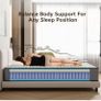 25CM Single Mattress with Innerspring Hybrid Memory Foam, Single Size Mattress for Ultimate Support & Pressure Relief, Medium Firm (190x90x25CM Image 2