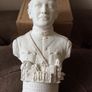 General Michael Collins Ireland. Handmade Bust In Plaster Image 6