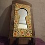 Vintage Hand made Wall Key Holder with Mirror Image 2
