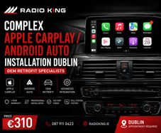 Complex Apple CarPlay / Android Auto Installation Dublin | OEM Retrofit Specialists