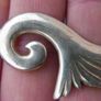 Vintage 925 Sterling Silver Pendant With Chain 11.8g L11" Image 2