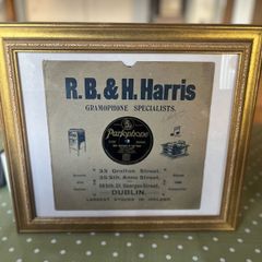 Vintage Framed 78 Speed Record