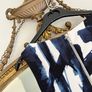 Coast White Blue Printed Summer Dress UK 10 Image 8