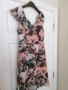 Myleene Klass Floral Chiffon Dress