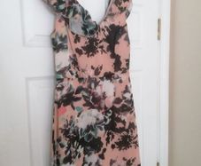Myleene Klass Floral Chiffon Dress