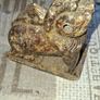 Old Hand-Carved Soapstone Chinese Guardian Lion, Foo Dog or Shishi. It features traditional undercutting techniques, Expertly carved with a movable ball in its mouth Postage Available or Collection Image 3