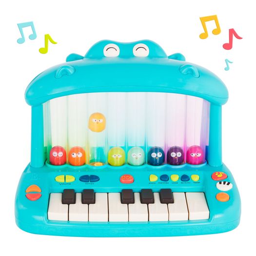 Musical Toy Keyboard Hippo Pop