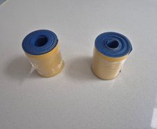Laser dinghy gunnel deck tape for grip