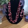 Necklace and Matching Bracelet - Shell and Beads Image 7