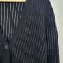 TWIN SET black cashmere mix with metallic silver detail and bell cuff sleeves Sz M (Fit 10-12 UK) - Rrp 220 (New) Image 10