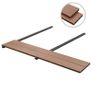 WPC Decking Boards with Accessories 26 m(sqr) 2.2 m Brown Image 2