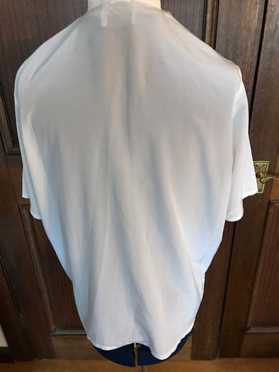 White Short Sleeve Blouse