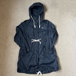 Vintage, Polo Jeans Co Parka style, Lightweight rain jacket in Black