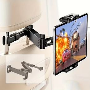 1pc Car Headrest Tablet Mount, 3-In-1 Long Arm Car Backseat Holder, 360 Degree Rotatable