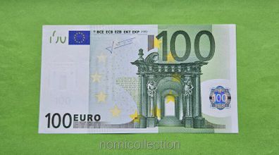 Italy 2002 year 100 Euro banknote.