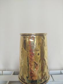 Brass antique pint measure