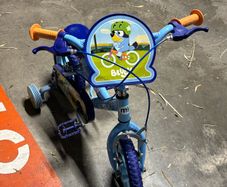 Bluey 2in1 Training Bike 2 in 1 10 Inch Training Bike, Youth Unisex, Blue, 10 Inch