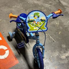 Bluey 2in1 Training Bike 2 in 1 10 Inch Training Bike, Youth Unisex, Blue, 10 Inch