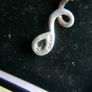 Sterling Silver 925 Necklace - Pendant CZ, Chain 3,5g Image 4