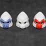 Lego Lot Of Errors Gorilla Minifigure Headgear Mask Error Prototype Test Print Colour One Is The Right Colour And One Has No paint And The Other Is A Error Colour Rare And Hard To Find Image 2