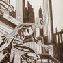 Original Comic Art of Marvels Spider-Man and Black Cat by Olivera Reginaldo Image 4